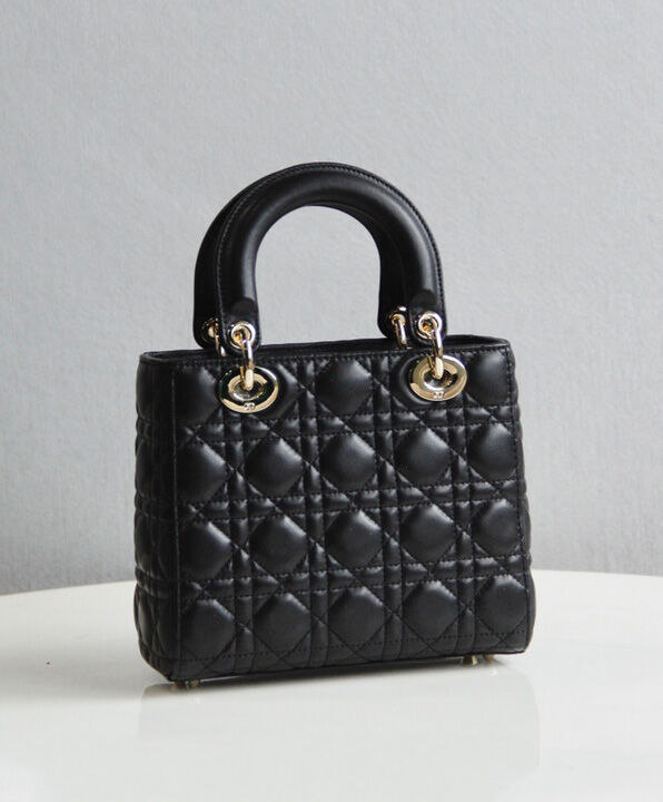 Christian Dior Lady Dior My Abcdior Bag Black